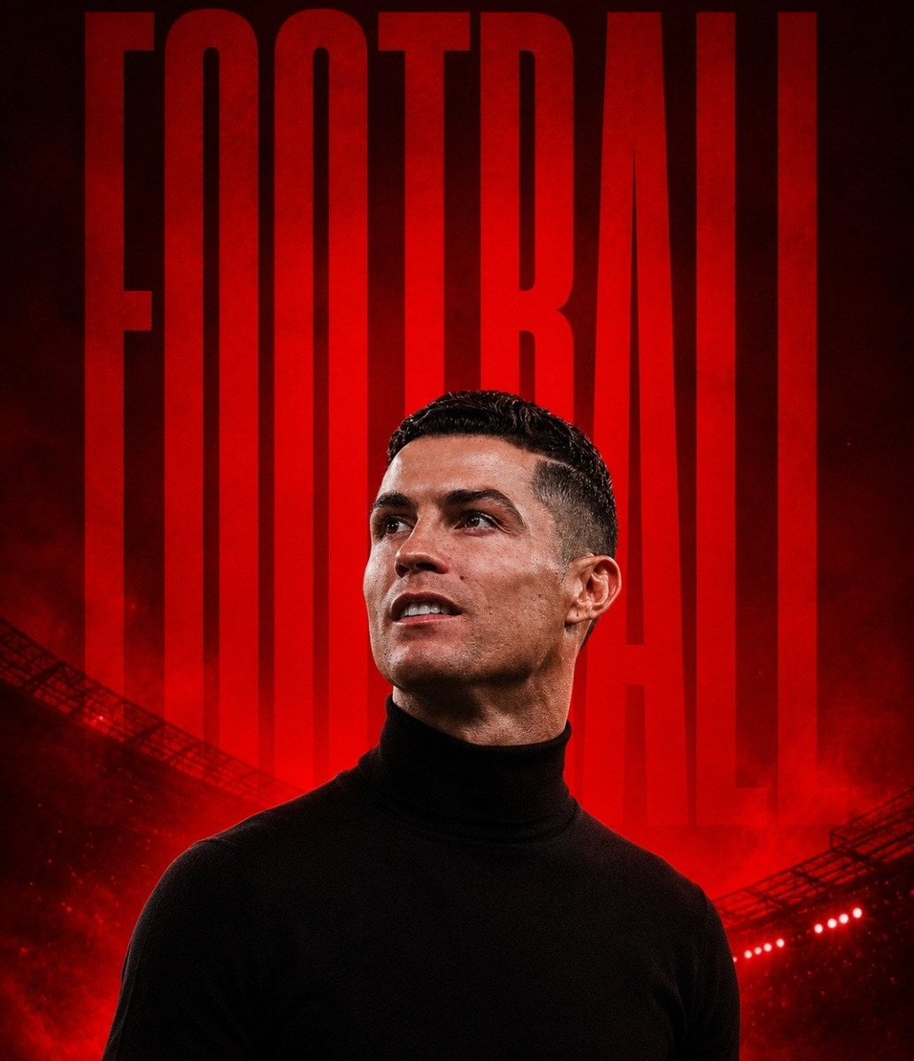Cinematic Football Player Poster