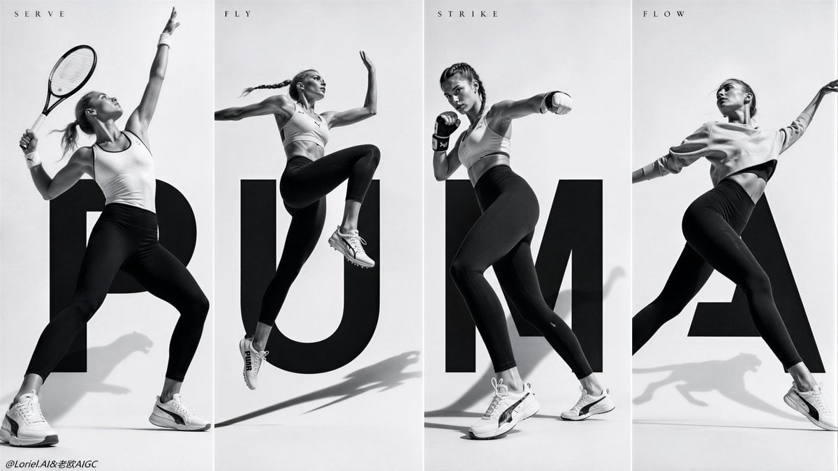 Puma Ultra-Premium Editorial Campaign Poster