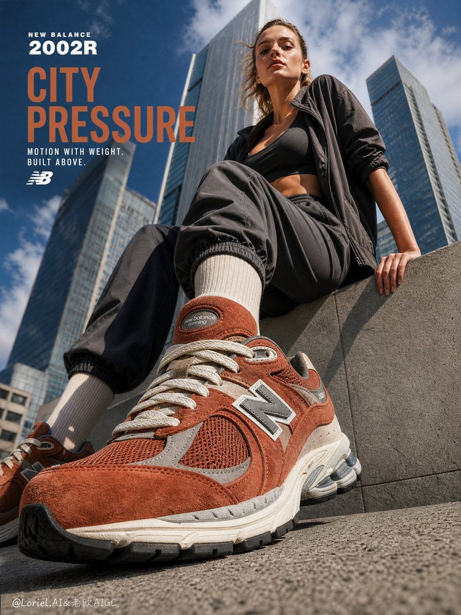 New Balance 2002R Editorial Campaign Poster