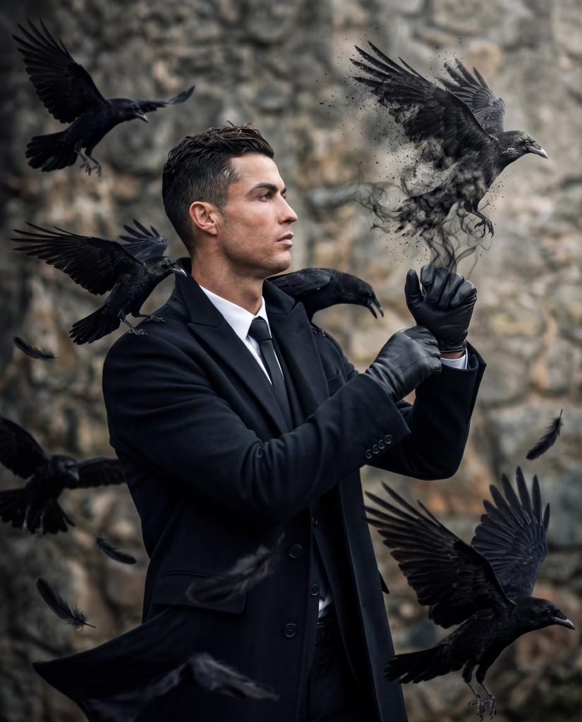 Luxury Sports Fashion Editorial of Cristiano Ronaldo