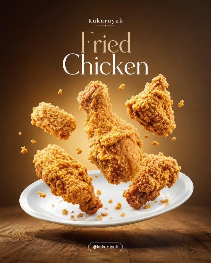 Premium Levitating Food Campaign Prompt