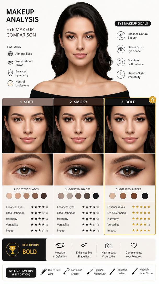Makeup Analysis Graphic Infographic Prompt