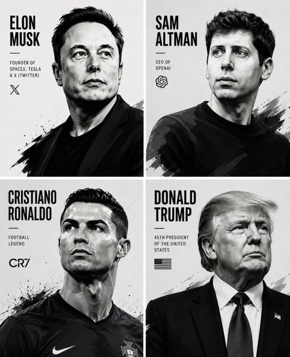 Premium 2x2 Editorial Portrait Collage