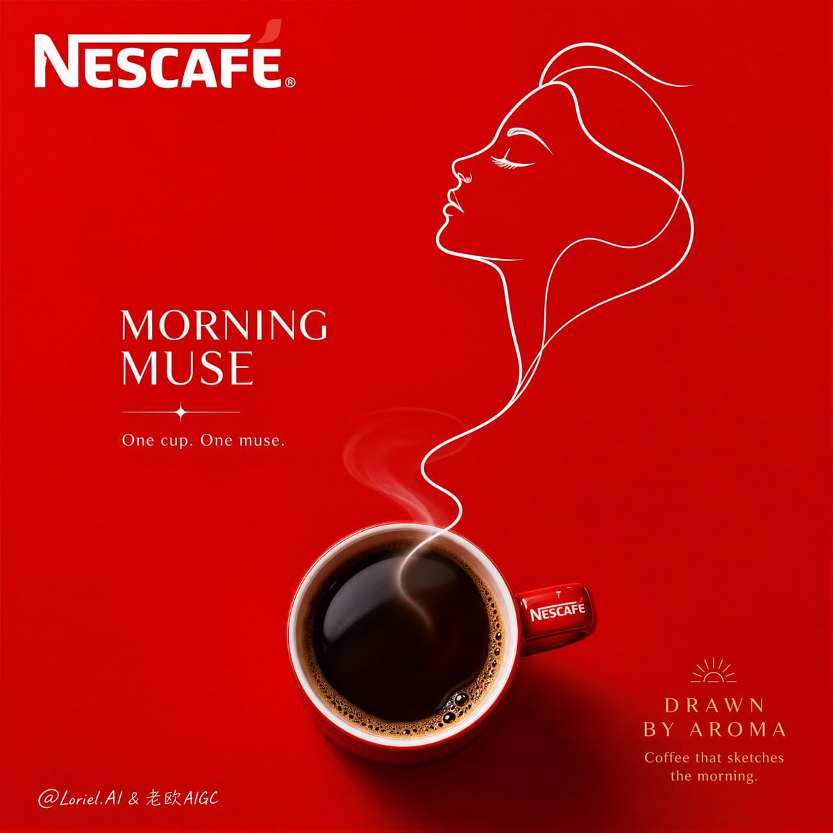 Minimalist Coffee Cup with Elegant Line