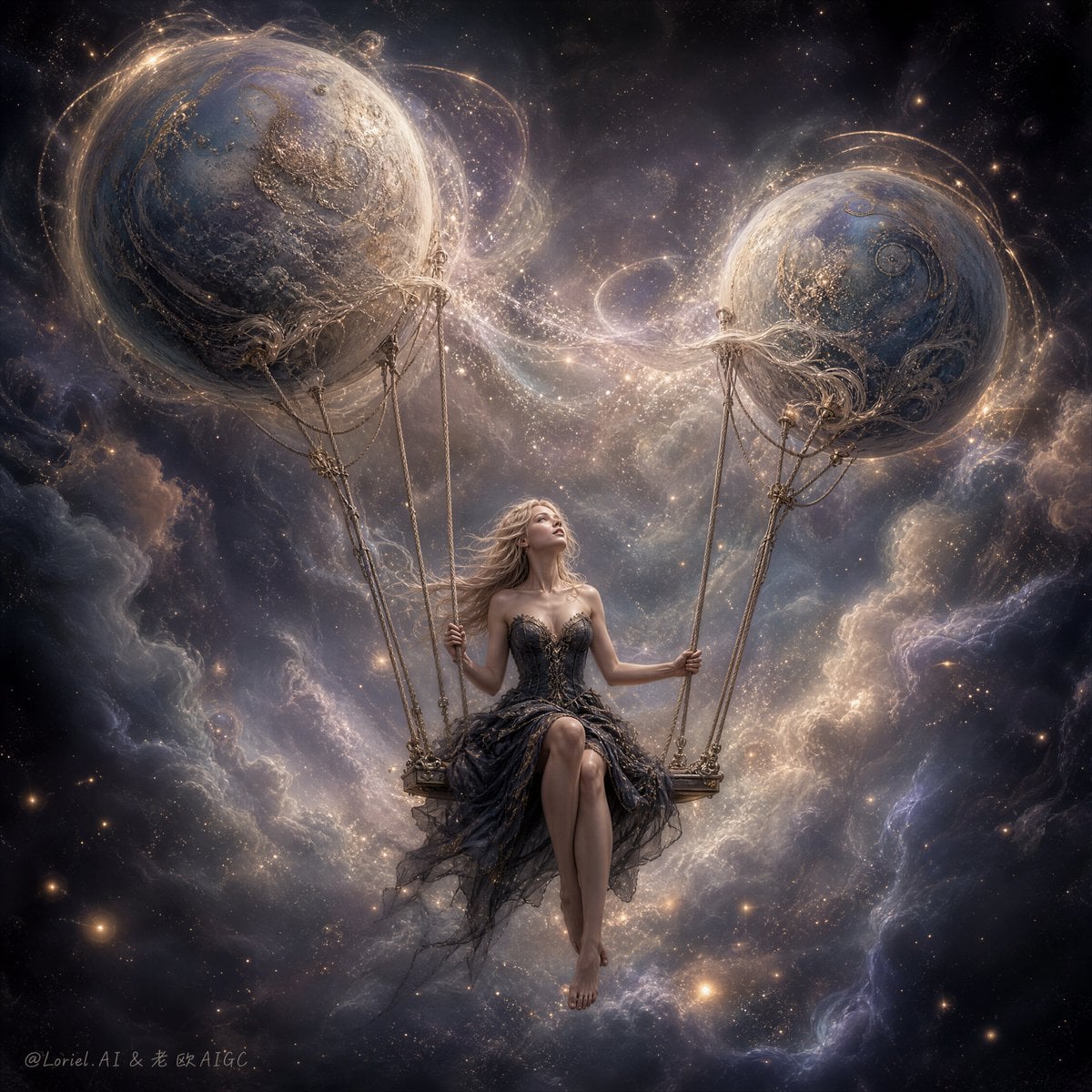 Dark Fantasy Hooded Figure Portrait