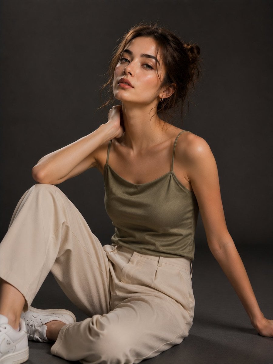 Ultra Photorealistic Editorial Fashion Portrait