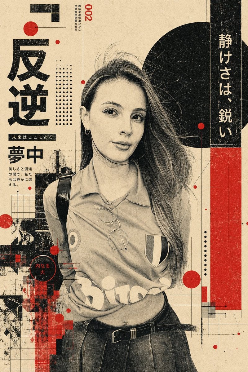 Gpt Image2 Prompt:⤵️ A Graphic Collage-Style Portrait Of