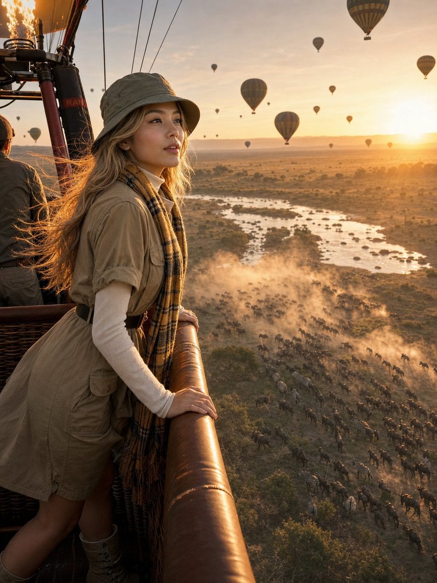 Gpt Image 2 Prompt： Theme: Kenya Masai Mara