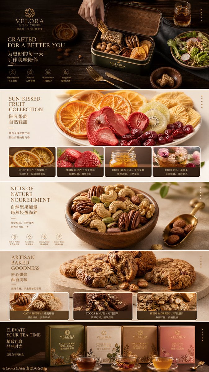 电商详情页-5™️For Food Pages With A Wide Variety Of