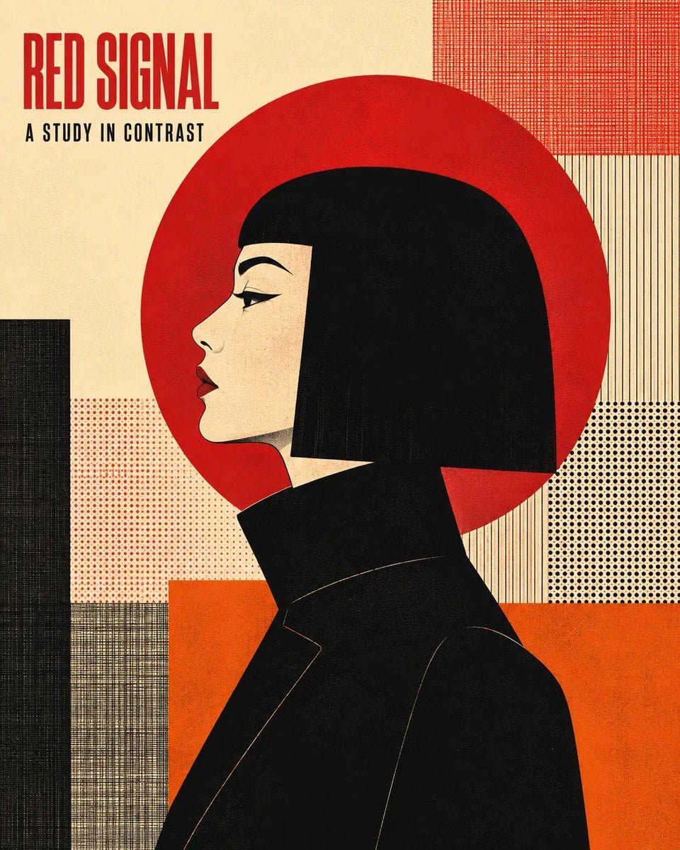 Editorial Character Profile Poster