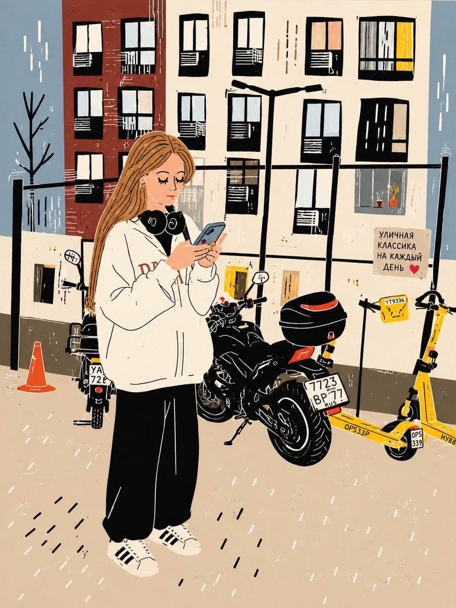 Urban Lifestyle Editorial Illustration