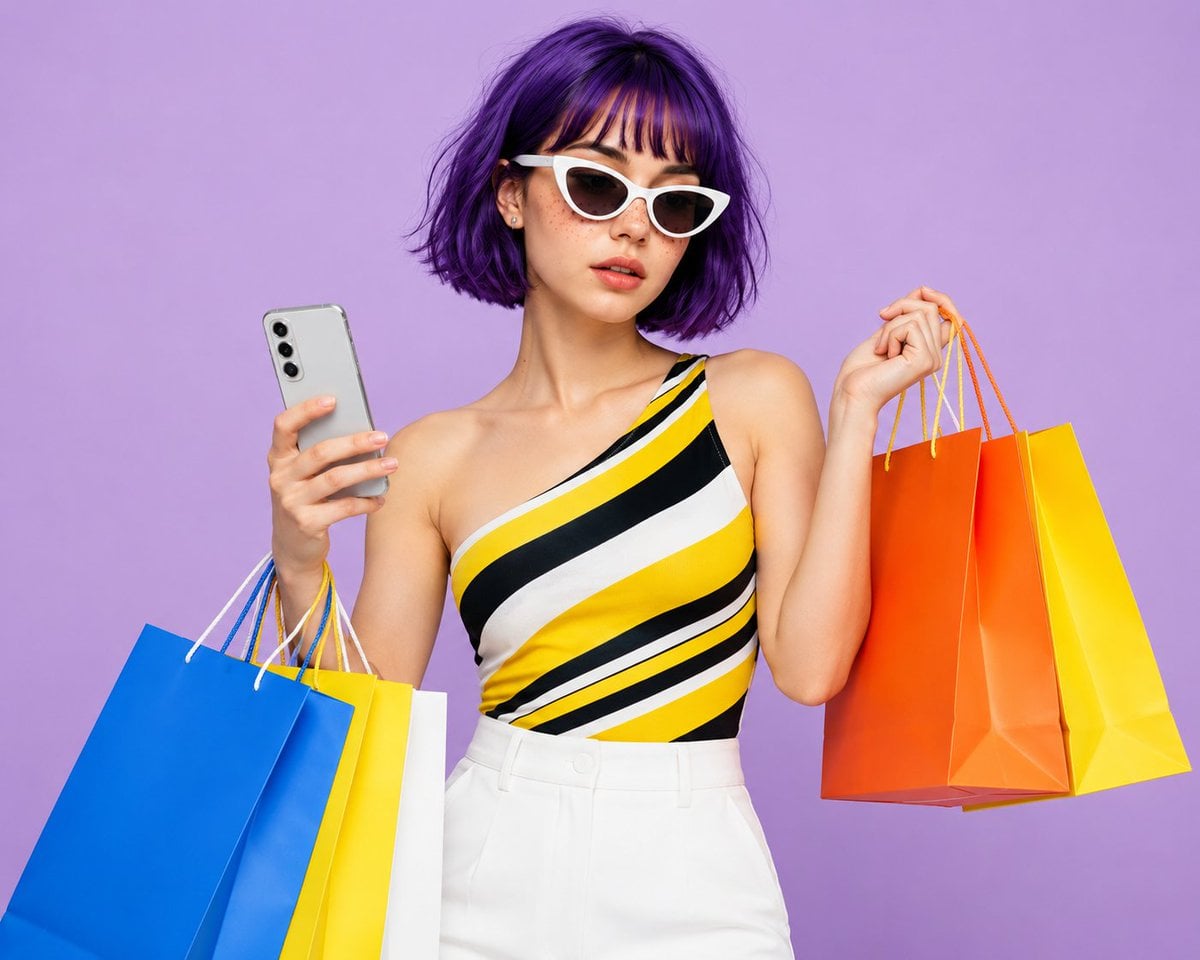 Premium Fashion Ad with Specific Model