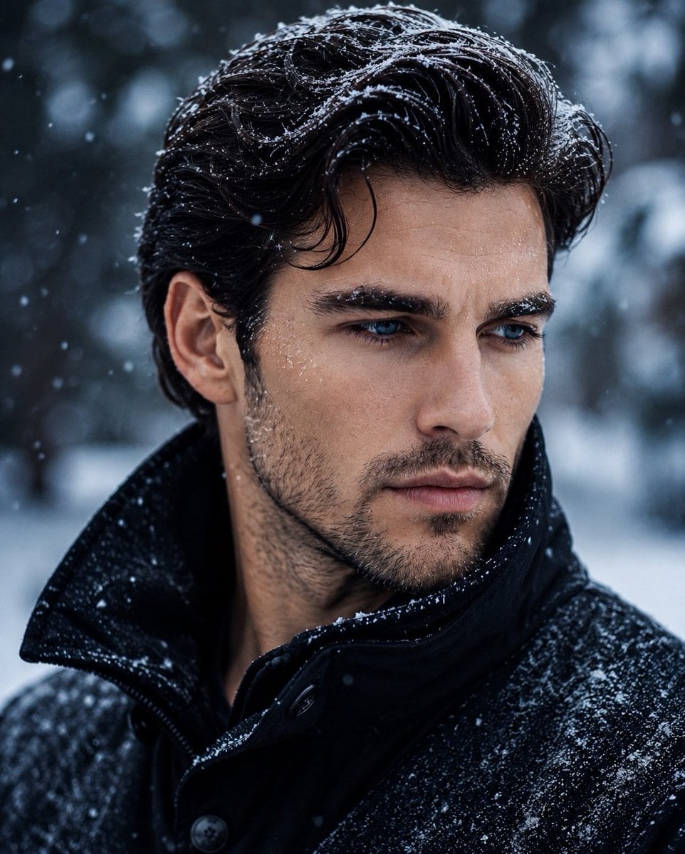Ultra-Realistic Winter Cinematic Portrait