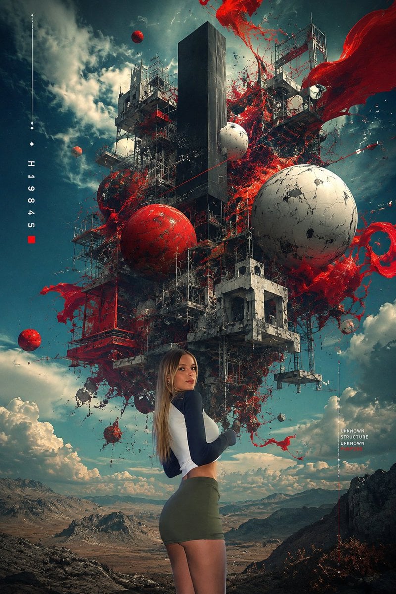 Surreal Sci-Fi Poster Artwork