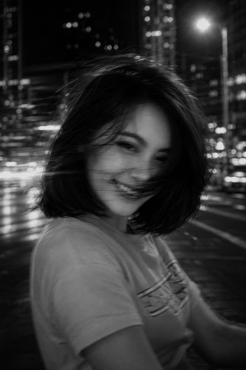 Cinematic Black and White Street Portrait