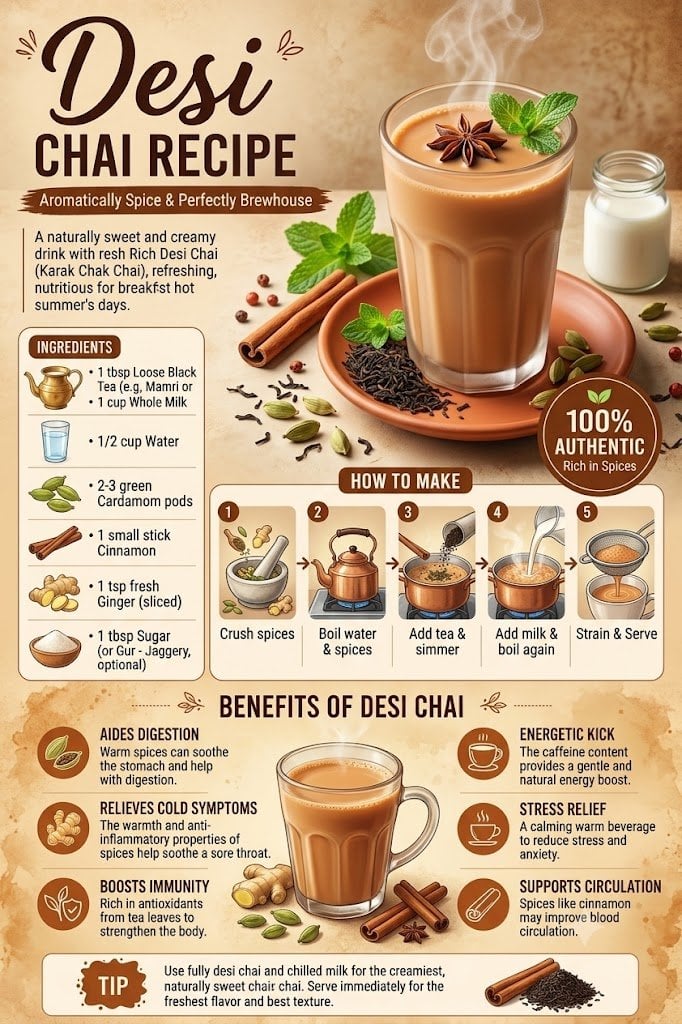 Rustic Recipe Infographic Poster