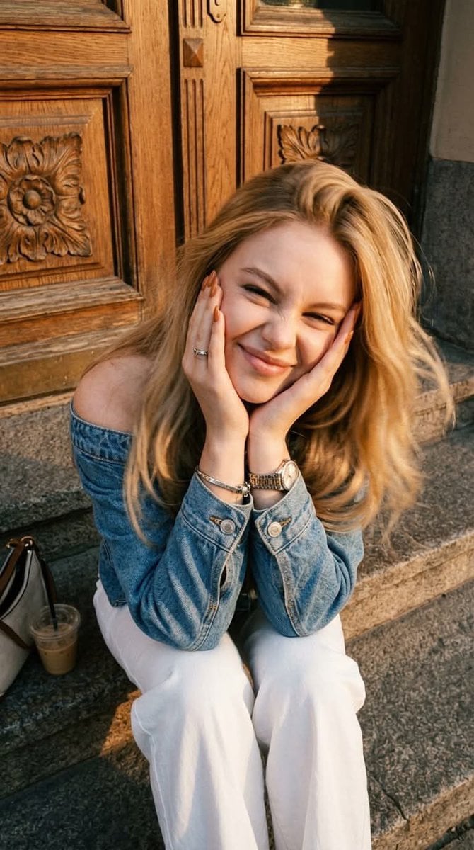 Photorealistic Candid Snapshot Portrait