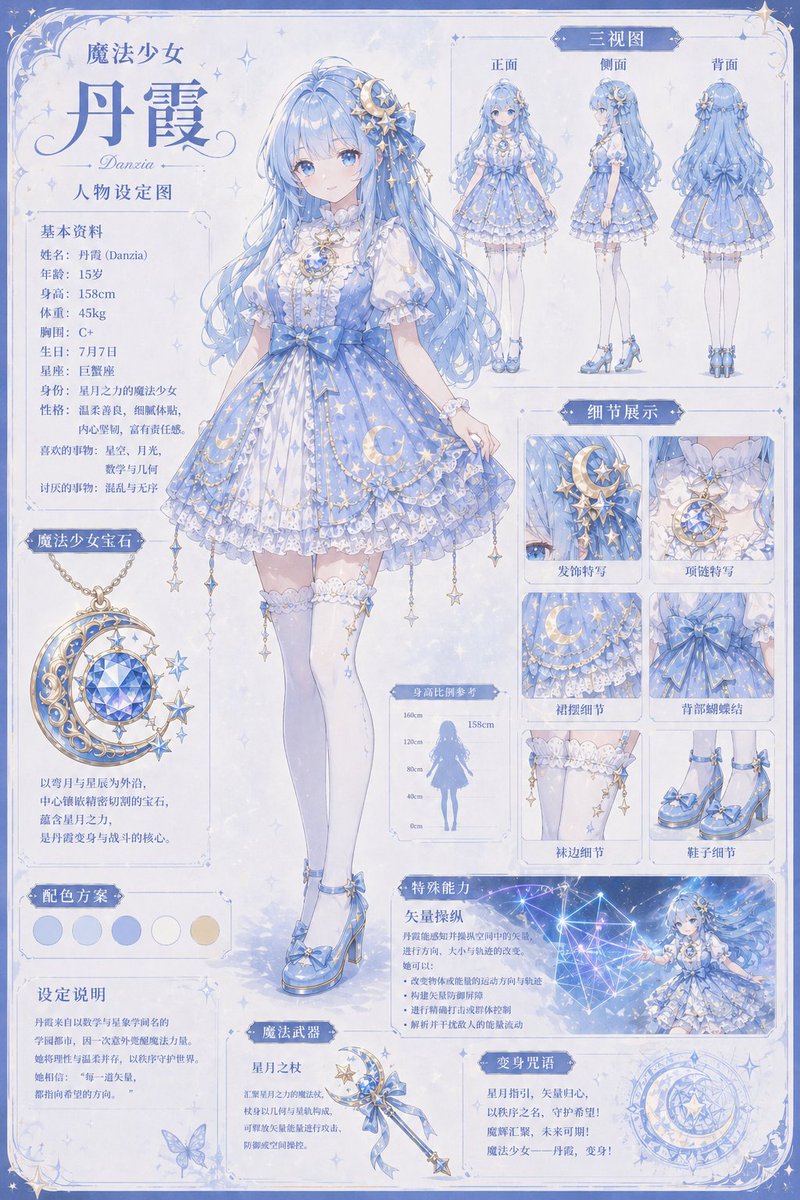 星空魔法少女设定集