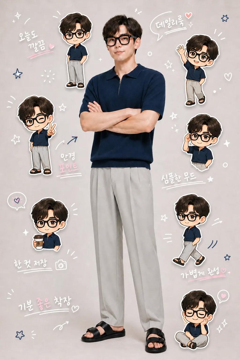 Chibi Clone Sticker Diary