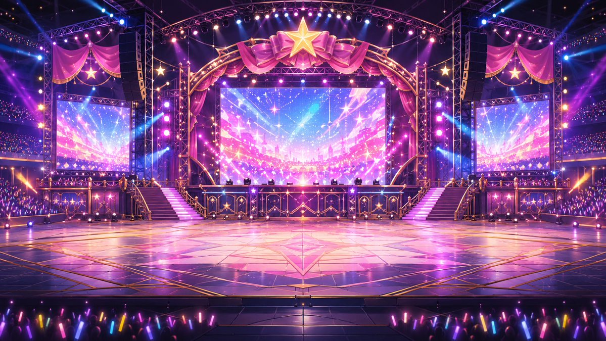 霓虹 VTuber 竞技场舞台