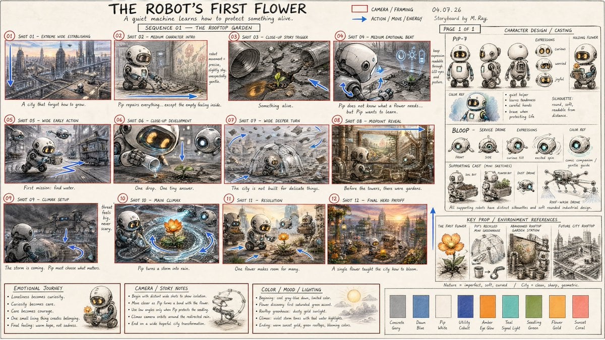 Storyboard Image Using Gpt Image 2 On Prompt