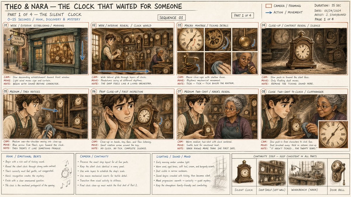 First Storyboard Image Using Gpt Image 2 On