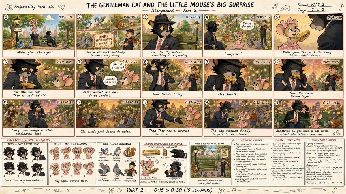 First Storyboard Image Using Gpt Image 2 On