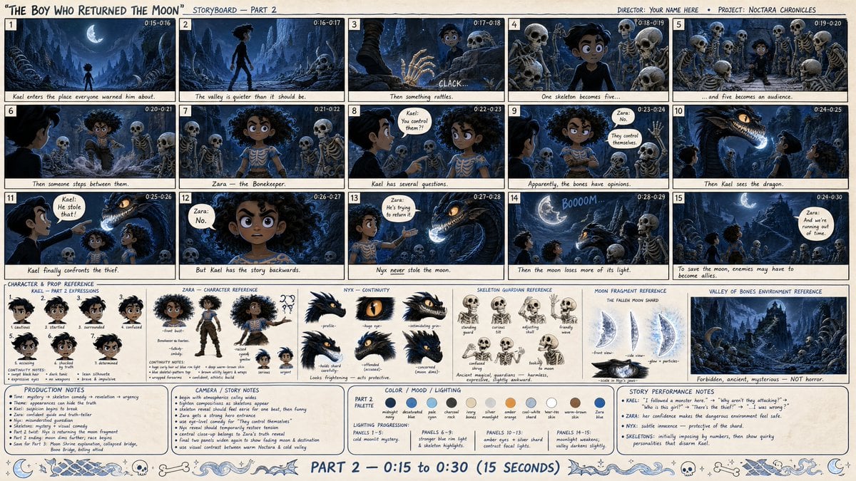 Second Storyboard Image Using Gpt Image 2 On