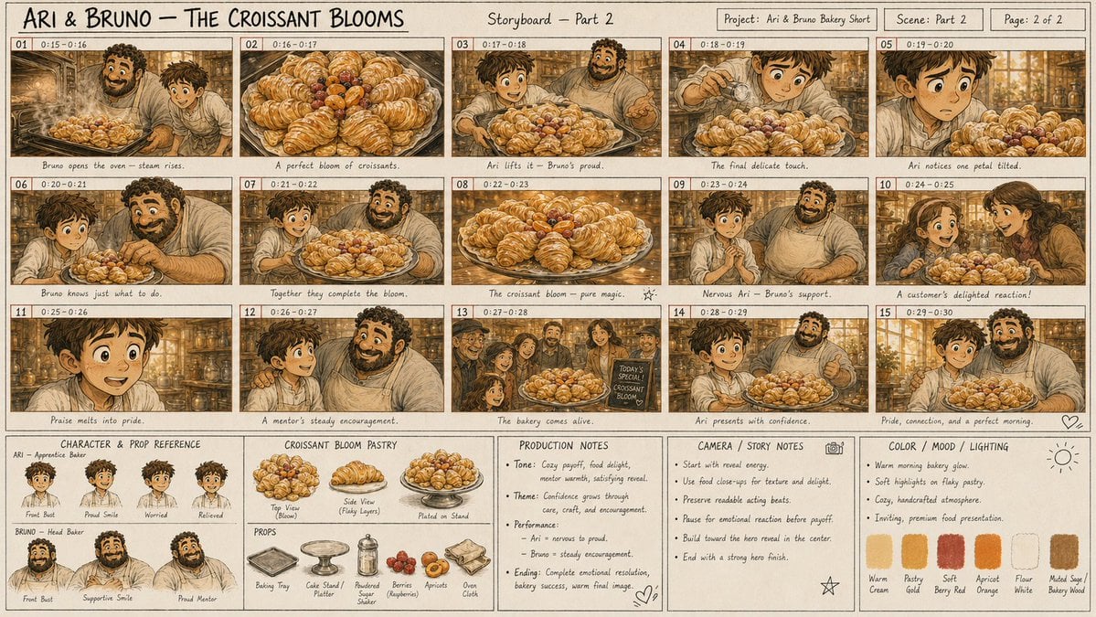 Second Storyboard Image Using Gpt Image 2 On