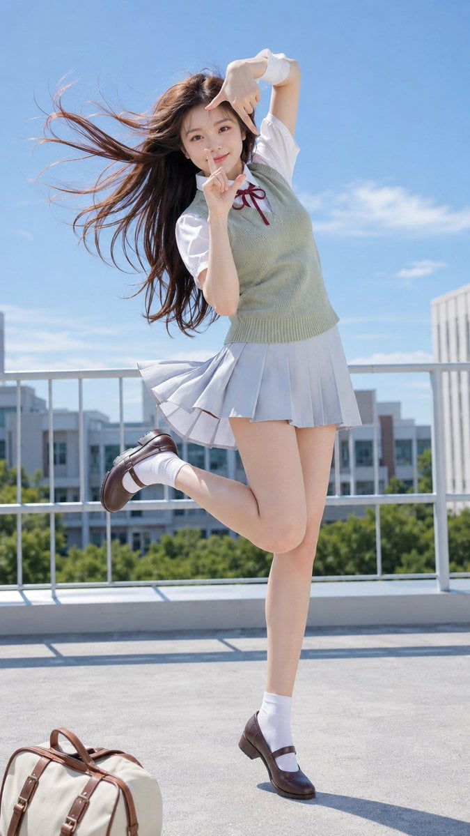 📸 Wind Instantly Makes Summer Campus Portraits Feel