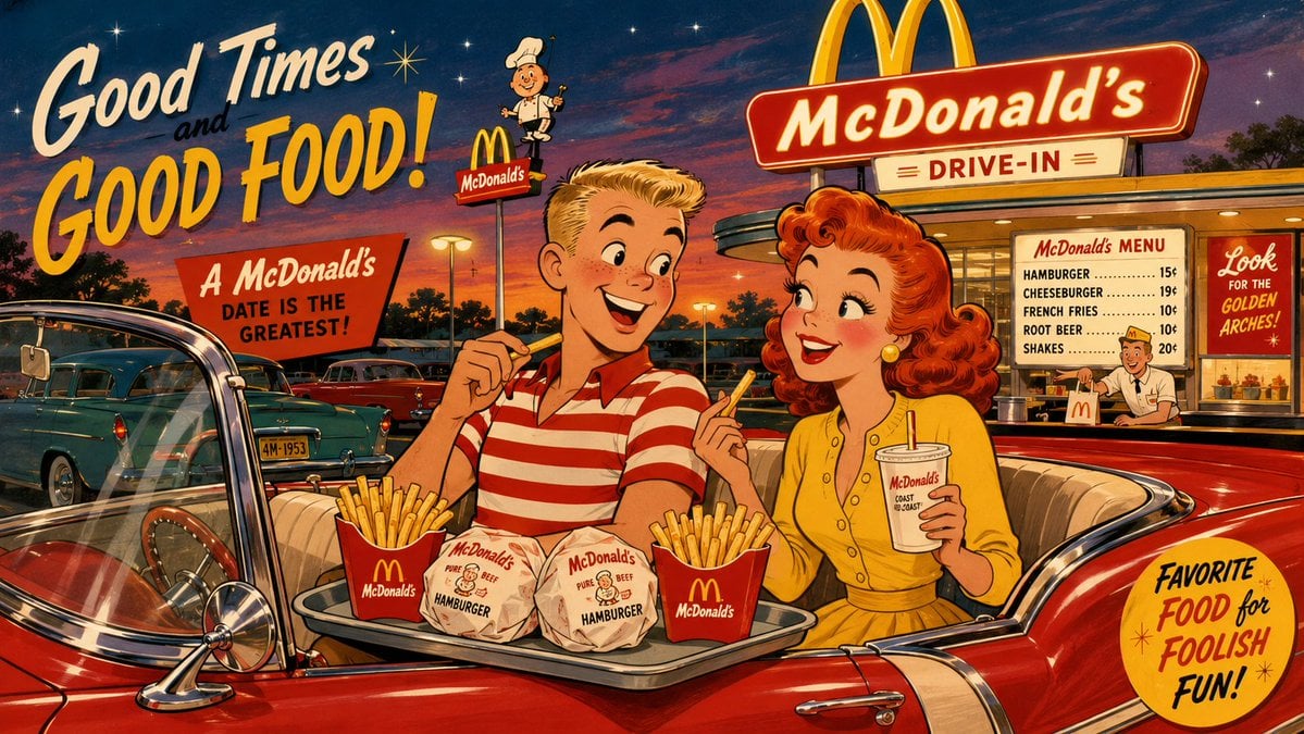 "Mcdonald’S Drive-In Delight" Created Using Gpt Image 2