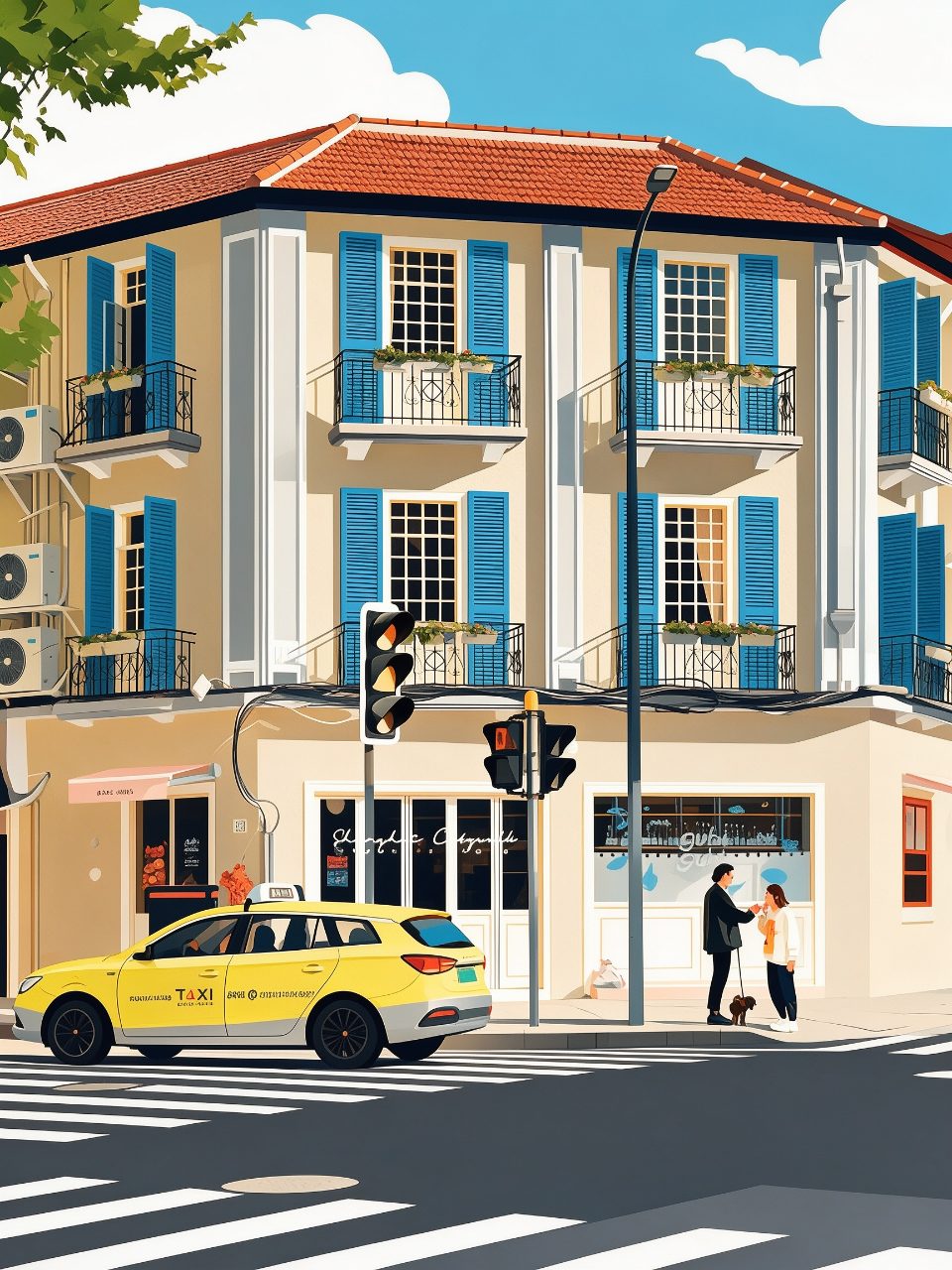 Flat Illustration Style Transformation
