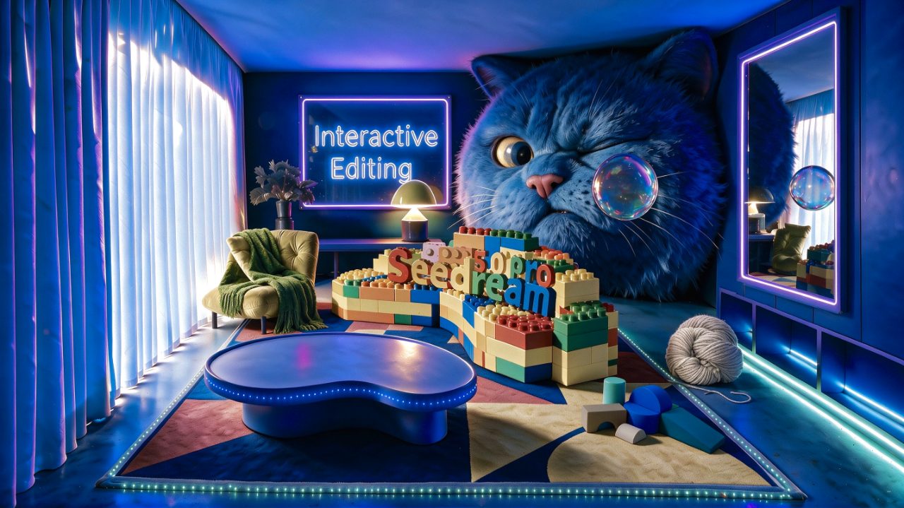 Surreal Toy Scene