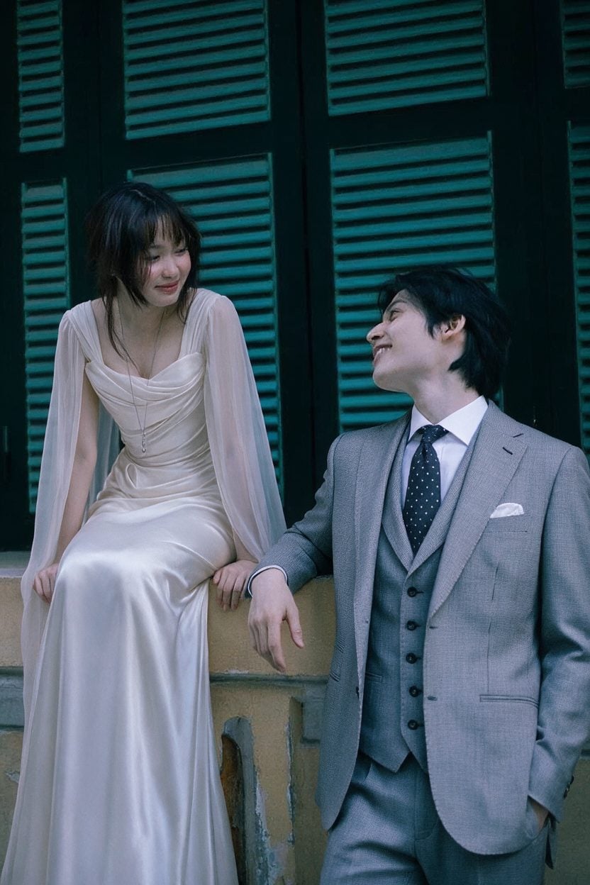 Wedding Attire Replacement With Consistent Background