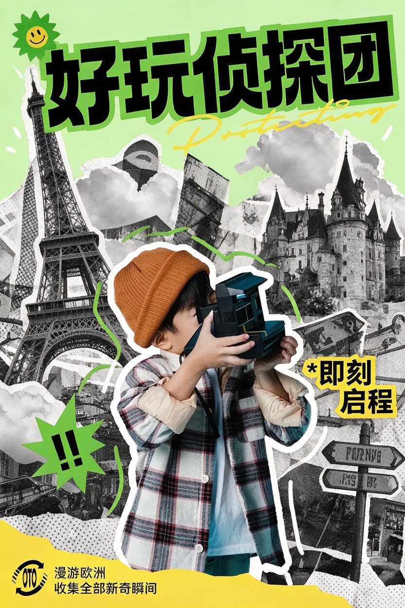 Collage Series Marketing Poster