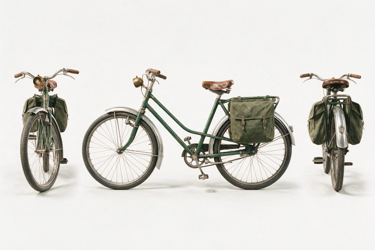 Soviet Postal Messenger Bicycle Three View