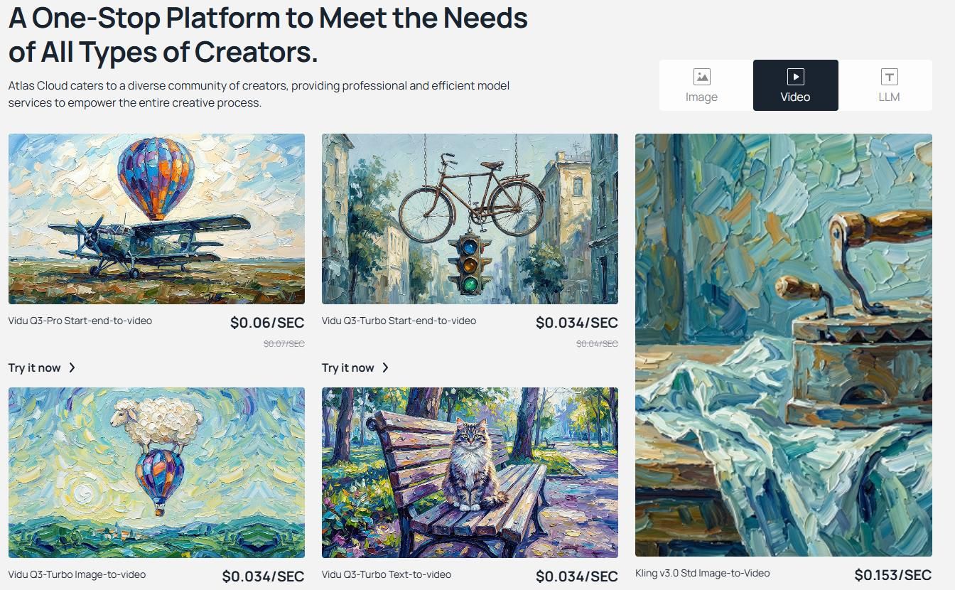 Atlas Cloud: A One-Stop Platform to Meet the Needs of All Types of Creators