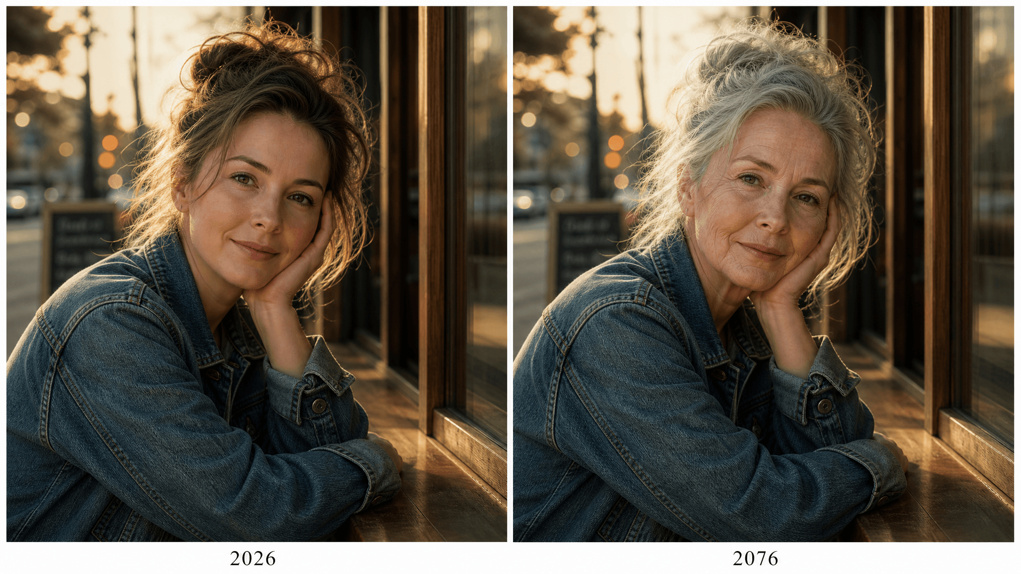 Aging Only the Face