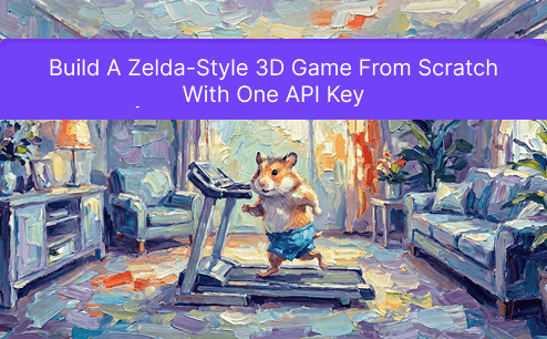 仅需一个 API Key，从零开始构建塞尔达风格 3D 游戏