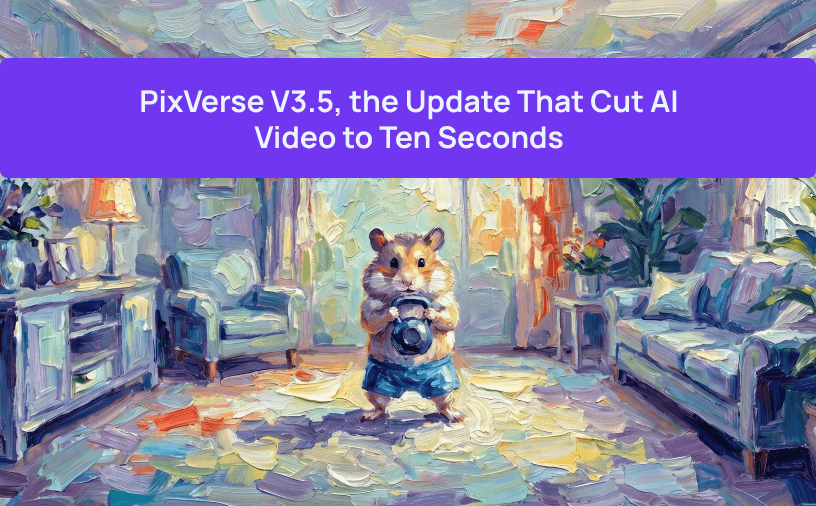 PixVerse V3.5, the Update That Cut AI Video to Ten Seconds