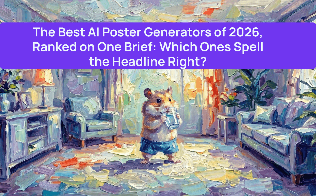 The Best AI Poster Generators of 2026, Ranked on One Brief: Which Ones Spell the Headline Right?