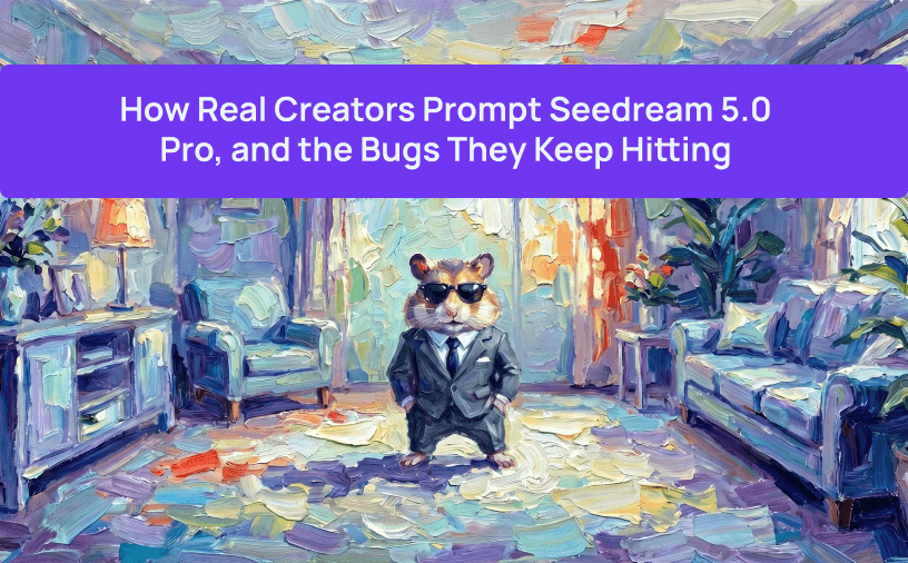 How Real Creators Prompt Seedream 5.0 Pro, and the Bugs They Keep Hitting