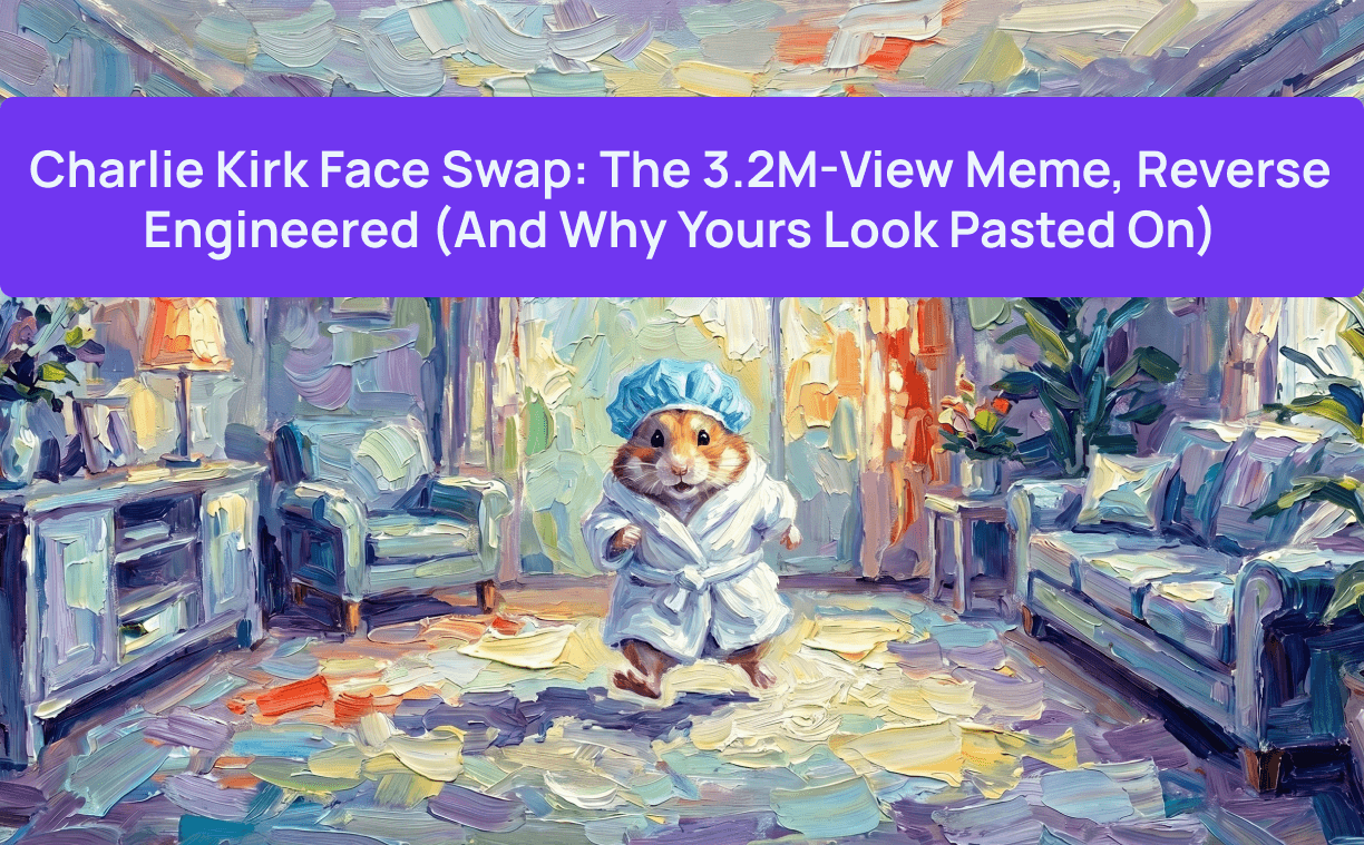 Charlie Kirk Face Swap: The 3.2M-View Meme, Reverse Engineered (And Why Yours Look Pasted On)