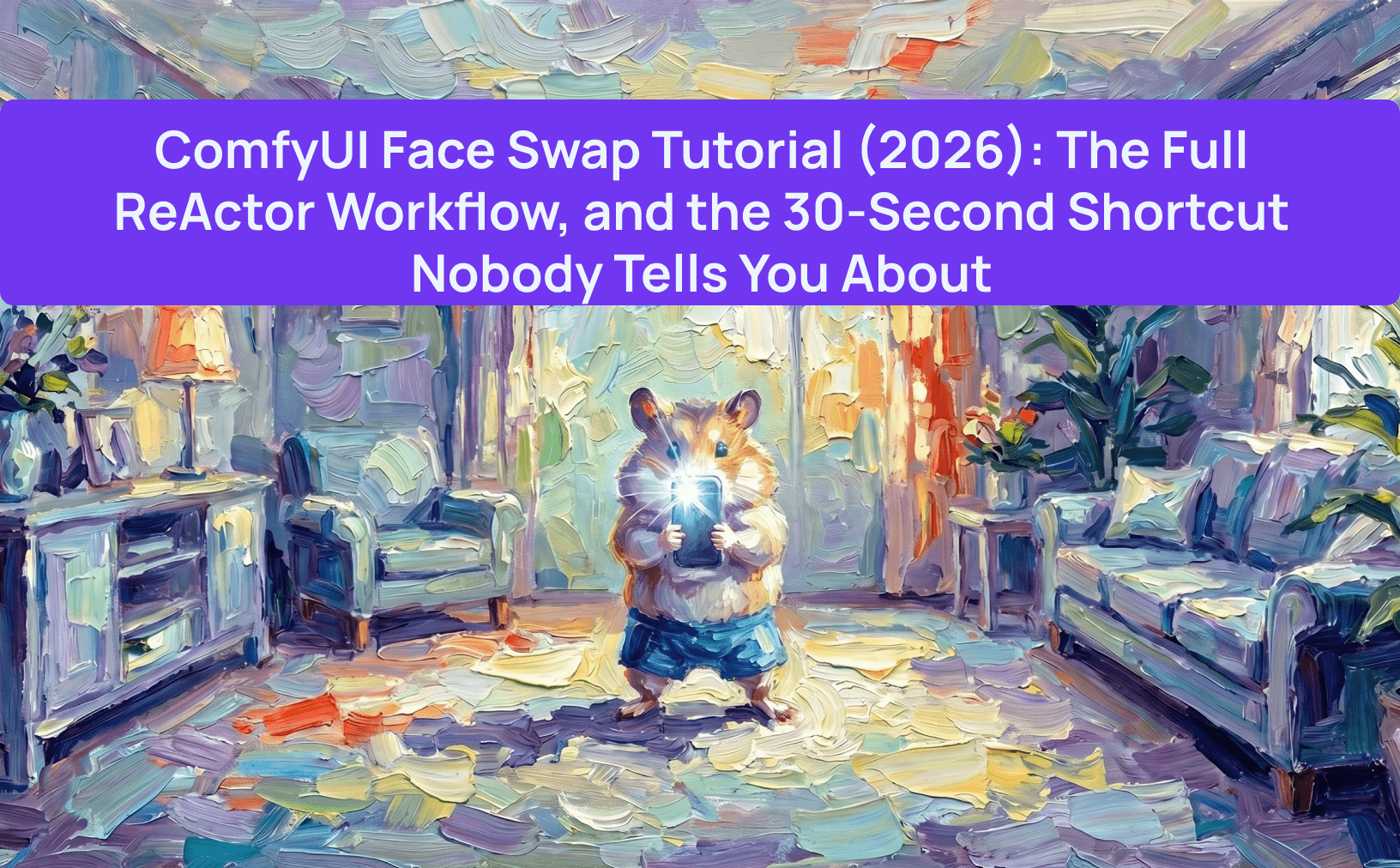 ComfyUI Face Swap Tutorial (2026): The Full ReActor Workflow, and the 30-Second Shortcut Nobody Tells You About