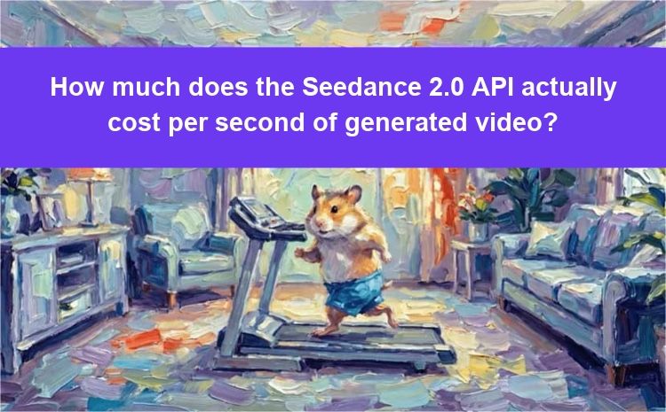 How much does the Seedance 2.0 API actually cost per second of generated video?