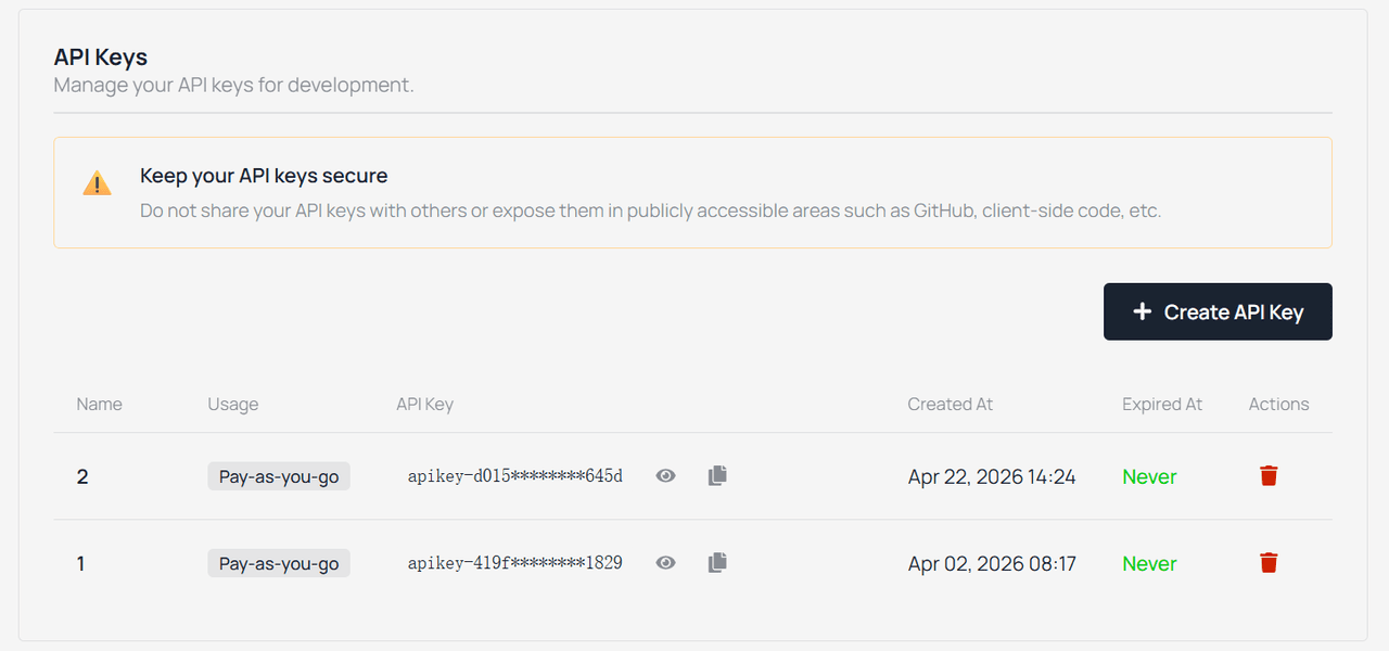 get your api key