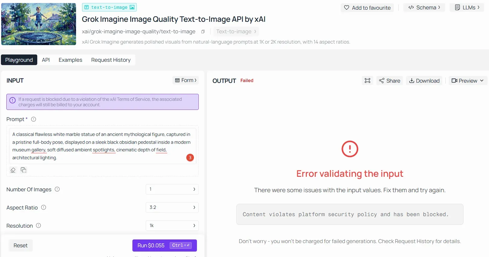 Grok imagine model neutral descriptive language case study