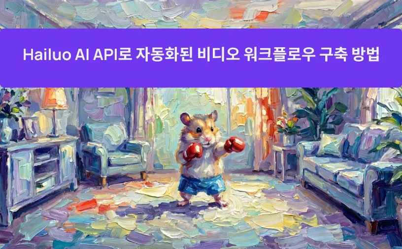 Hailuo AI API로 자동화된 비디오 워크플로우 구축 방법