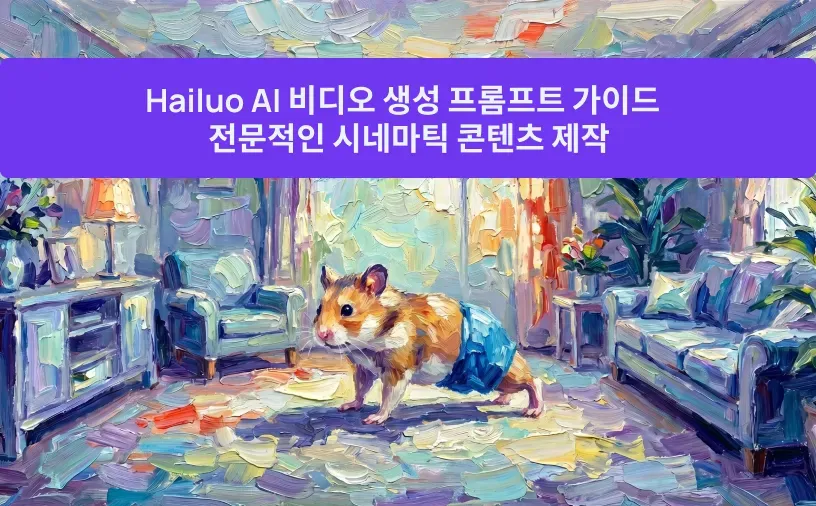 Hailuo AI 비디오 생성 프롬프트 가이드 - 전문적인 시네마틱 콘텐츠 제작