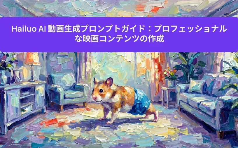 Hailuo AI 動画生成プロンプトガイド：プロフェッショナルな映画コンテンツの作成